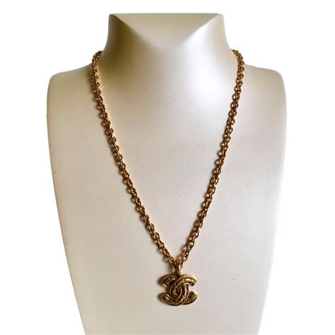 double cc chanel necklace|chanel double c for sale.